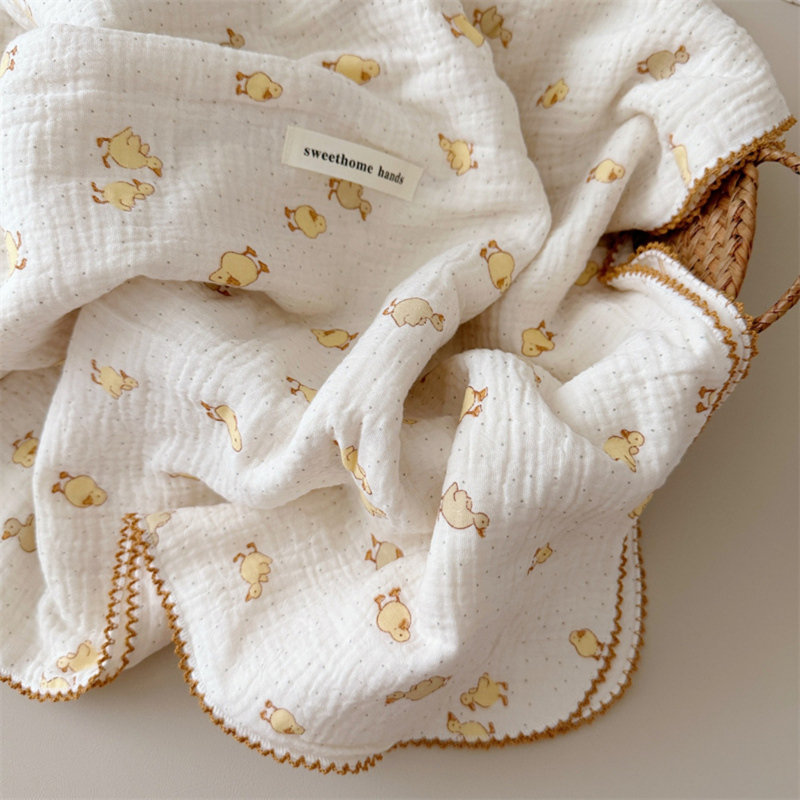 Couverture mignonne pour bébé en coton