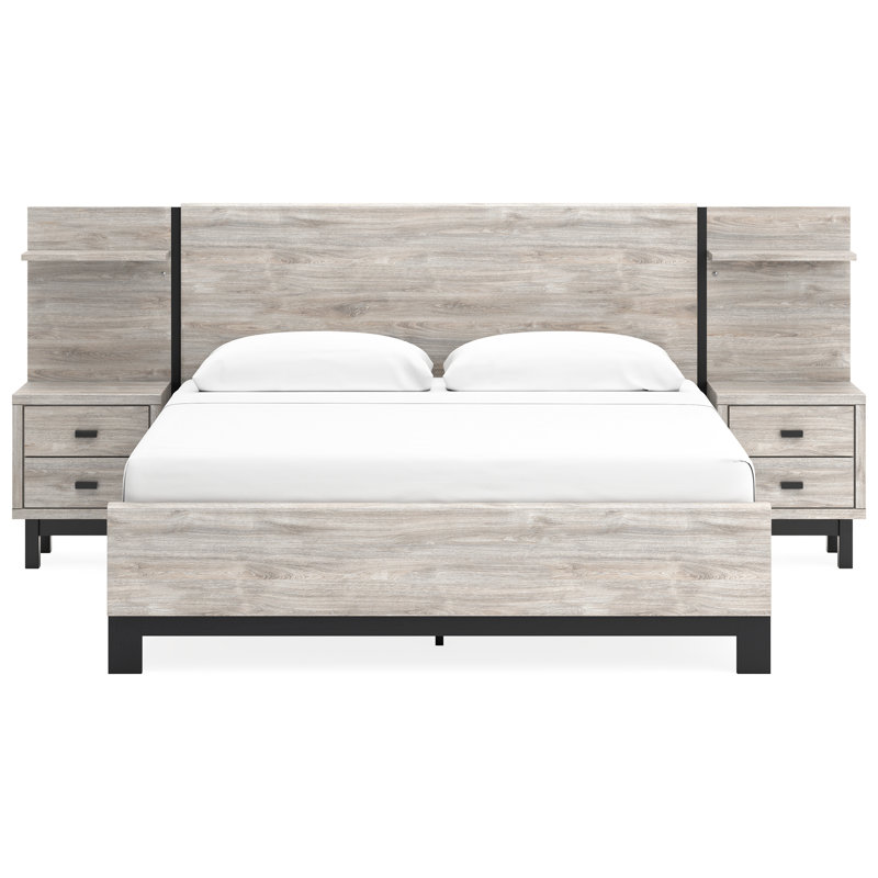 Vessalli  Panel Bed with Extensions, King