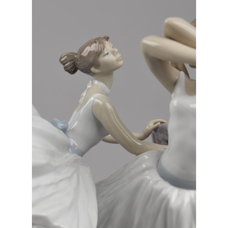 Figurine de ballet dans les coulisses