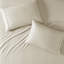 Ensemble de draps pour grand lit 4 pièces en coton biologique taupe 300 fils Farwell-897109710-897109705