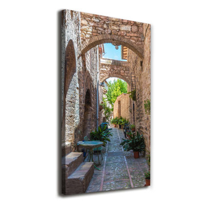 Italian Streets - Wrapped Canvas Print