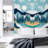 Abstract Mountains Peel & Stick Abstract Border-93867635