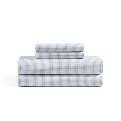 Tommy Hilfiger Printed Percale Cotton Sheet Set