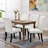 Tufted Upholstered Beige Parsons Chair-1874606462