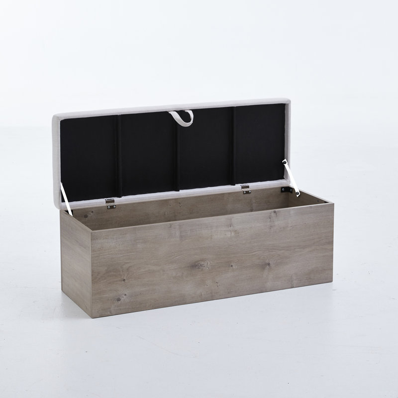 Banc de rangement rembourré Shelton