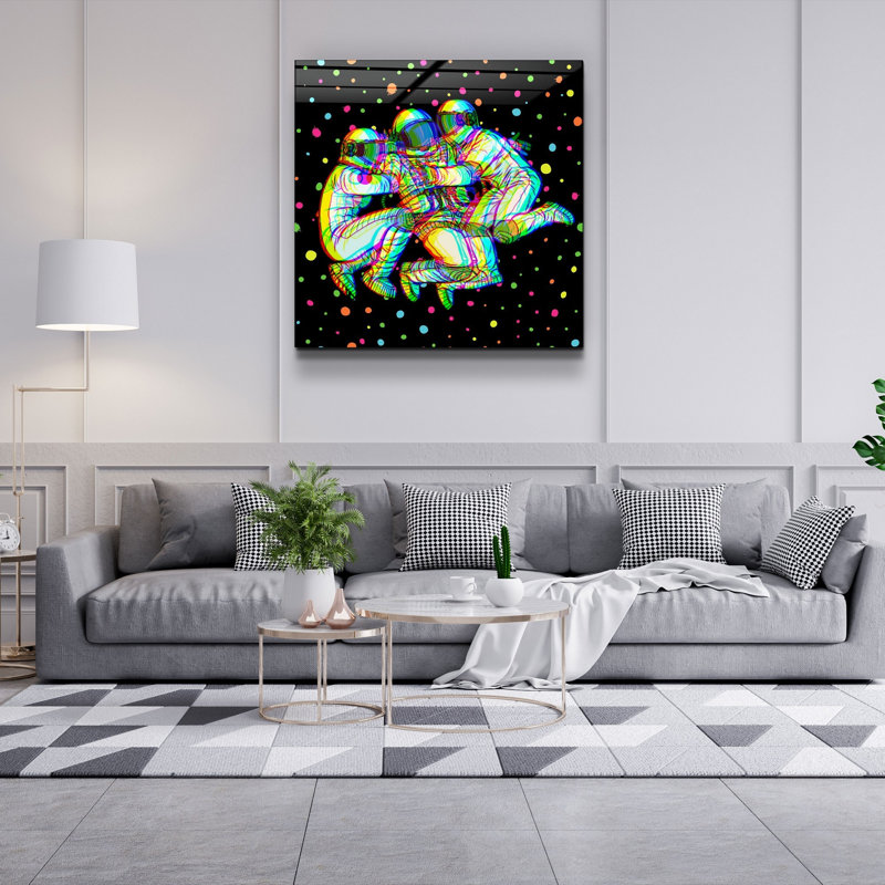 Stunning Tempered Glass Wall Art Painting, 23.6 x 23.6 inches | 100% Tempered Glass with 0.16 inch Thickness, UV Printed for Vibrant Colors | Perfect for Home Décor, Living Room & Office Spaces, Durable & Elegant Design