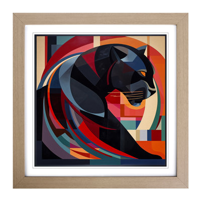 Panther Constructivism No.3 - Framed Print