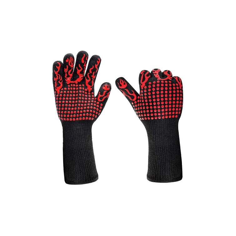  Oven Mitts and Pot Holders Sets Heat Resistant Kitchen  Accessories Thermal Gloves and Pads Protect Your Hands in The Kitchen :  Home & Kitchen