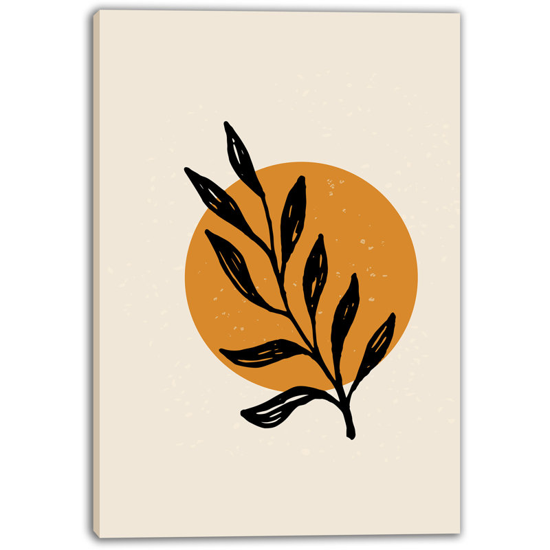 Art mural doré sur toile Golden Bloom, H 48 po x l 36 po x P 1,5 po