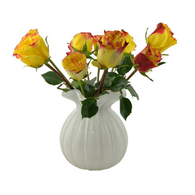 Vase en verre 8 po