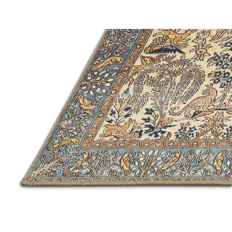 Oriental Indoor Rug, Rectangle 6' x 9'