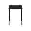 Ensemble de table, ensemble de 3 pièces, café, bout, métal noir, stratifié noir, contemporain, moderne-388037955
