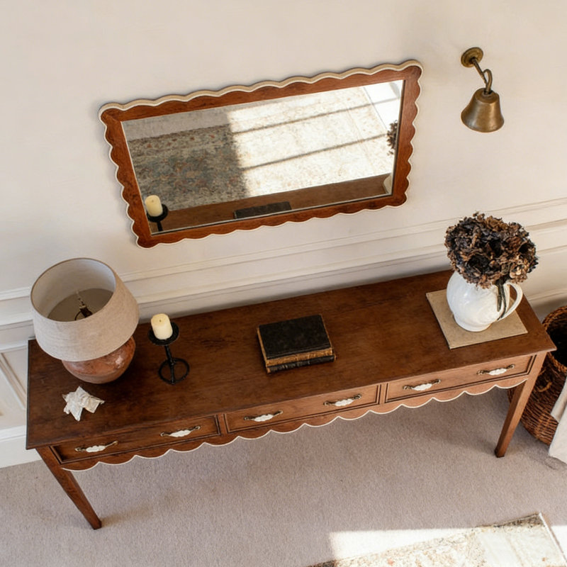 Console rétro de style français