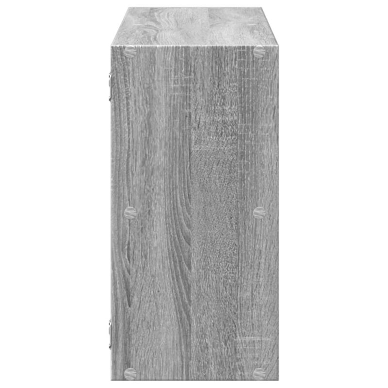 Annmary Floating Shelf, Grey Sonoma