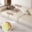 Canapé modulaire beige en cuir véritable-1447466777