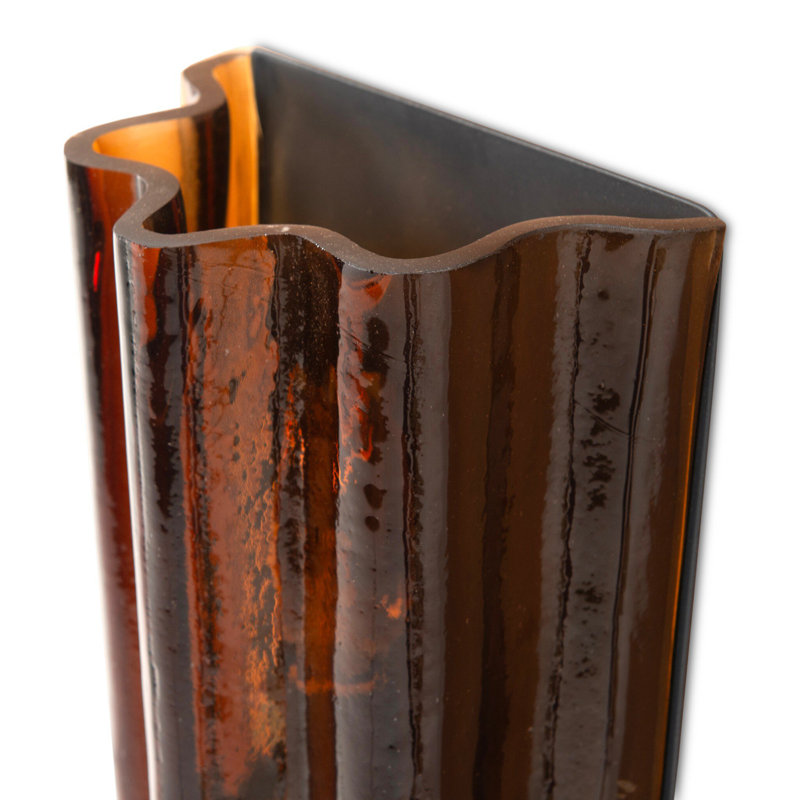 Thea Sconce-Amber Glass, Amber Glass