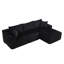 3 Seater Corduroy Sofa-700712680