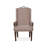 20'' H Fabric Upholstered Pine Parsons Chair