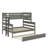 Wood Twin Over Full Bunk Bed With Trundle-943701033
