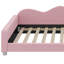 Canapé-lit simple en tissu Sherpa rembourré avec dossier en forme de nuage-350346232