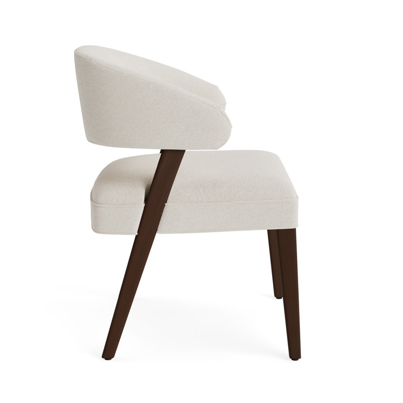 Keane Dining Chair, Performance Boucle - Cream, Sienna