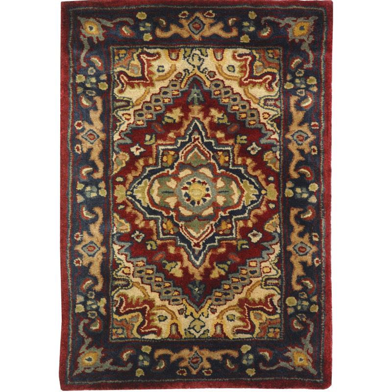 Tapis oriental en laine touffeté à la main Algier, Rectangle 2 pi x 3 pi