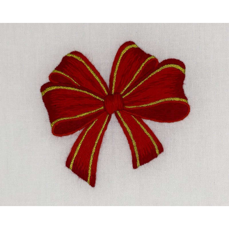 Holiday Red Bow Towel