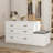 Modern 12-Drawer Storage Bench With Flip-Up Seat