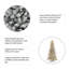Sapin de Noël artificiel mince 11 pi avec 950 lumières blanches chaudes Harrill