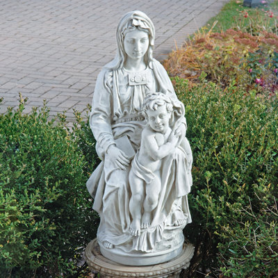 Madonna Weather Resistant UV Resistant Polyresin Garden Statue