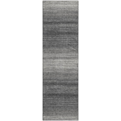 Premium Machine Washable Birchview AMF1033 Striped Rug