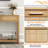 Rattan Console Table With 2 Drawers