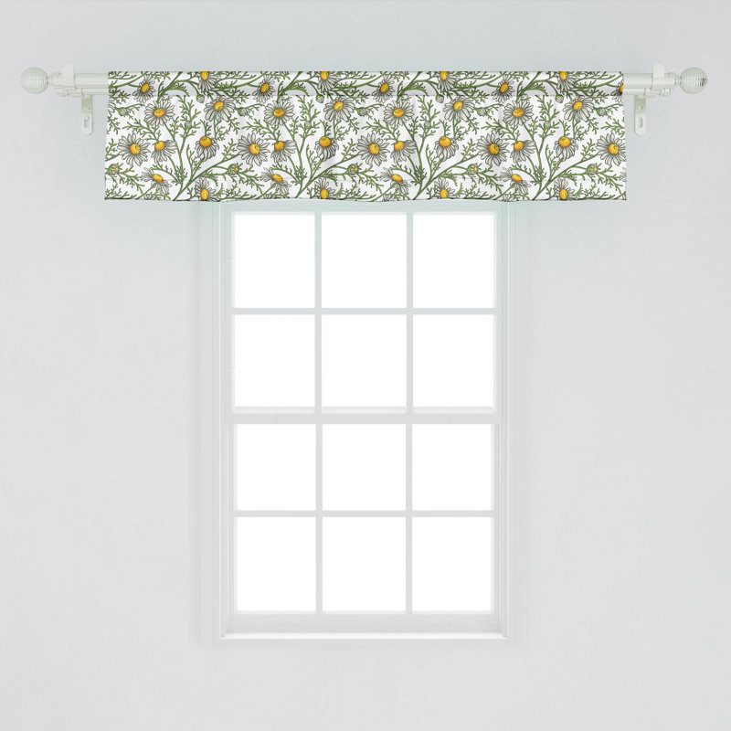 Ensemble de 2 cantonnières Ambesonne Daisy, L 54 po x L 12 po