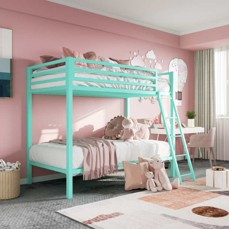 bunk beds with couch underneath for girls