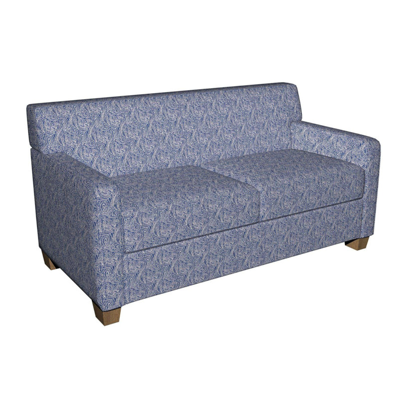 Tissu motif cachemire, Bleu 5