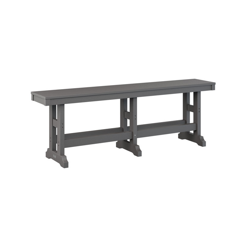 Banc de jardin 66 po Berlin Gardens, Gris fumée, H 18 po x l 66 po x P 12,5 po