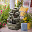 Fontaine de sol avec lumière fabriquée à la main Chelonda