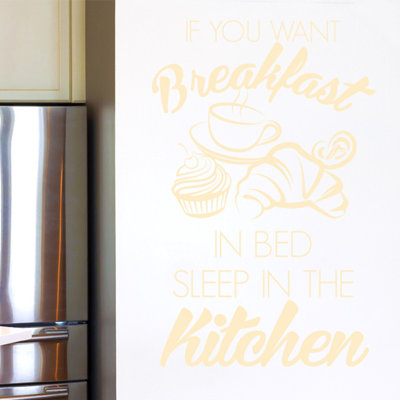Food & Beverage Non-Wall Damaging Wall Decal