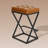 Mid-century 26" Upholstered Counter Height Bar Stools Backless Industrial Barstool-1994768157-1995665150