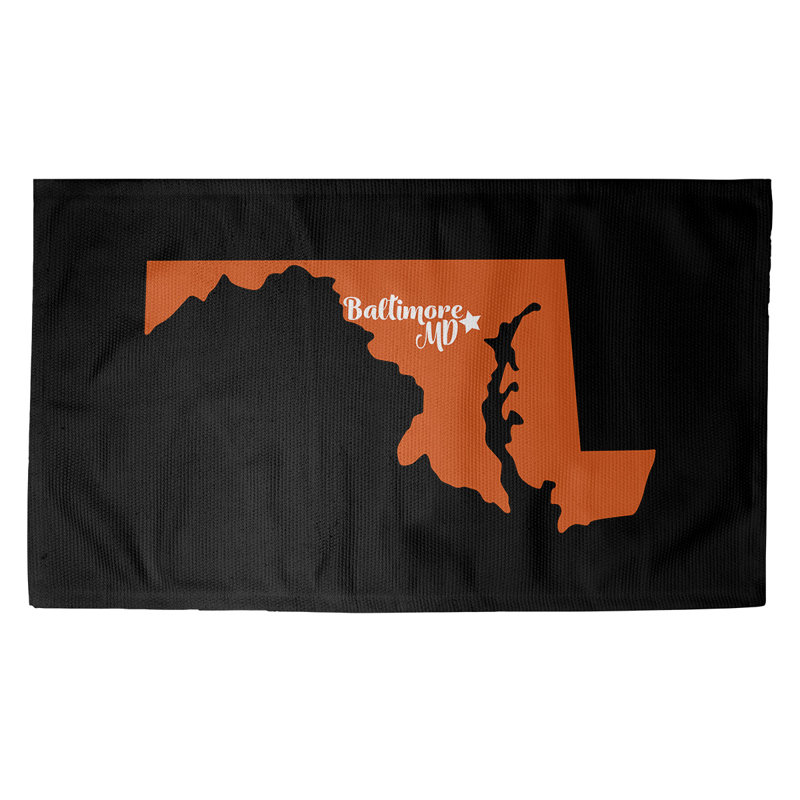 Tapis de zone noire baltimore sports, Rectangle 2 pi x 3 pi