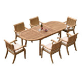 Arbor Outdoor 7 - Piece Teak Dining Set