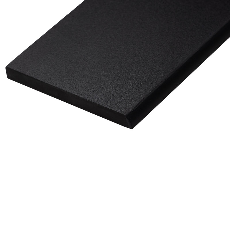 24" x 4" Matte Porcelain Bullnose Tile Trim in Absolute Black