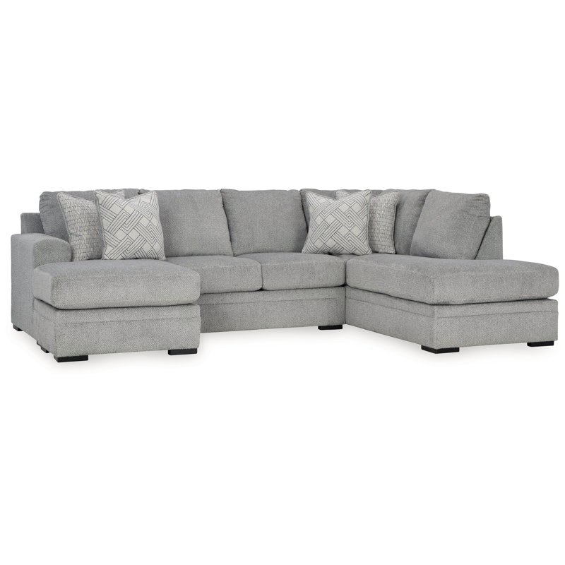 Canapé modulaire 2 pièces avec méridienne Casselbury