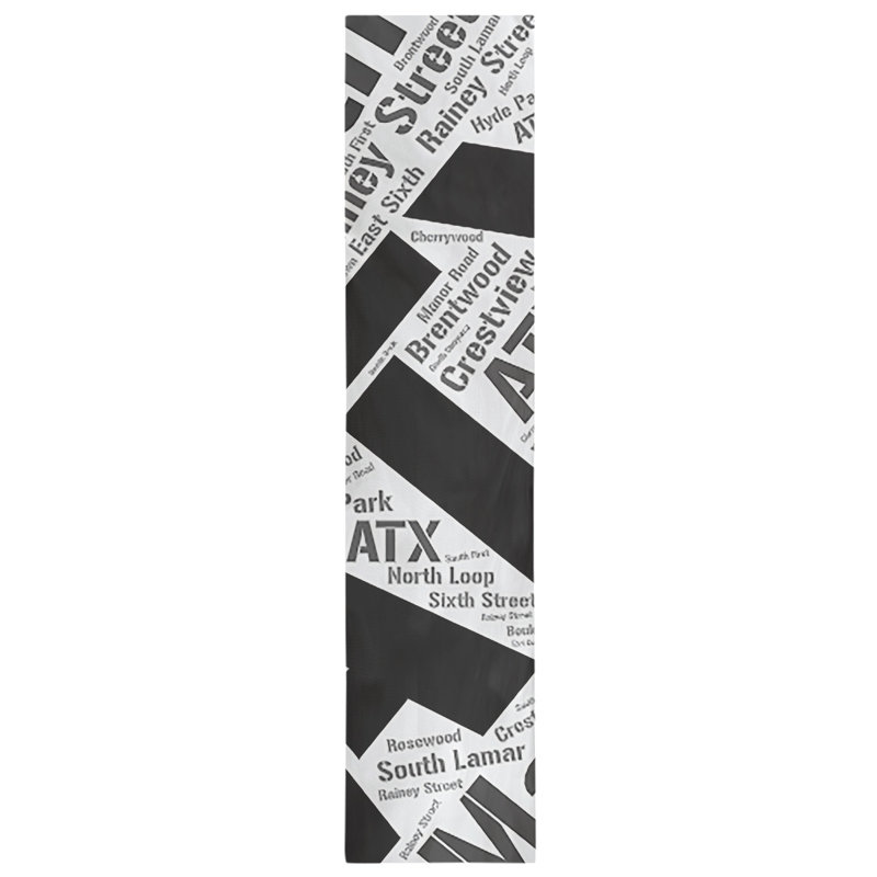 Table Runner, 90" x 16", Black, Austin