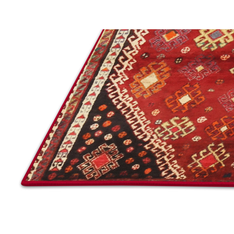 Tapis rouge à motif sud-ouest, Rectangle 7 pi x 10 pi