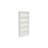 5-Tier Bookshelves Storage Cabinet White-701992911