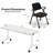 Niaja 3 Pcs Training Room Table Set 1  Flip-Top Table & 2 Training Chairs BIFMA-Certified