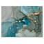 Turquoise doré infusé de marbre - reproduction sur toile-119116670-67342288-67342289