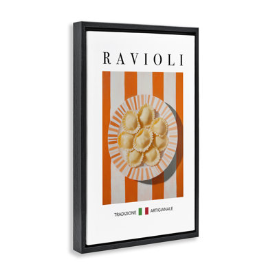 Cadre flottant traditionnel à pâtes Ravioli, design par Andreas Magnusson