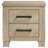 2-Drawer Nightstand Bedside Table